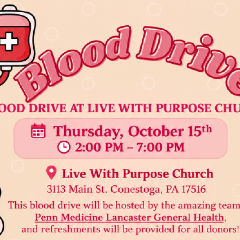Blood Drive at Live With Purpose Church